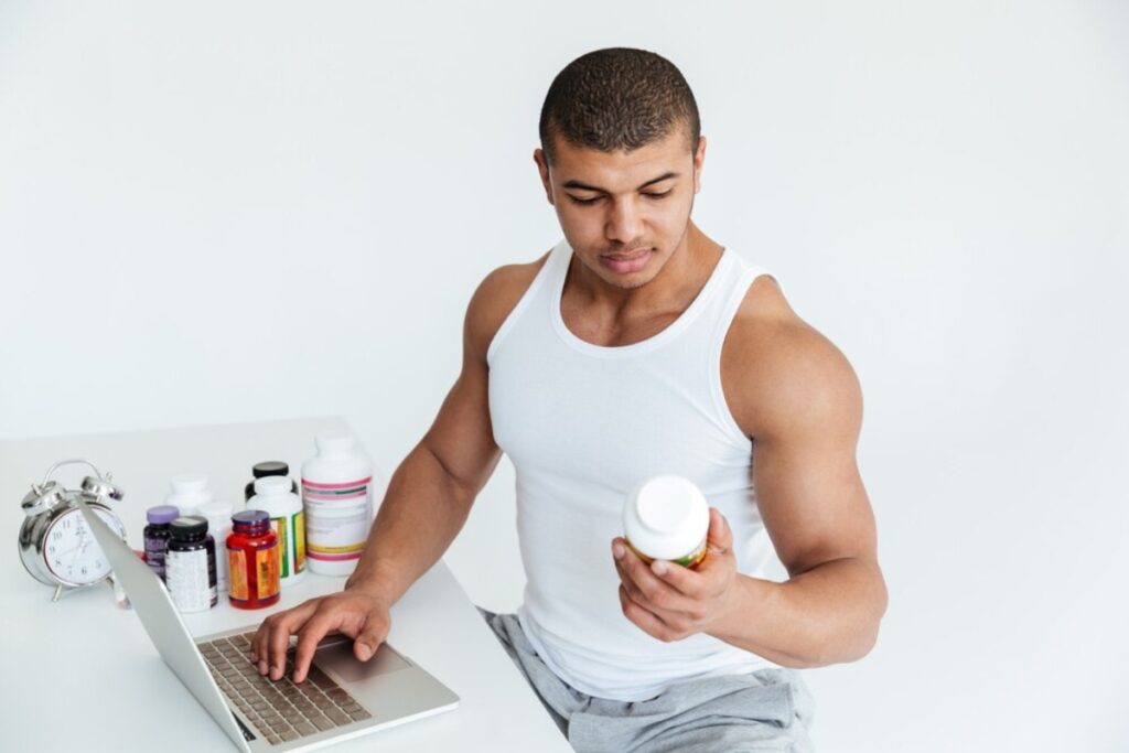 Man search for weighht gain Suppliments