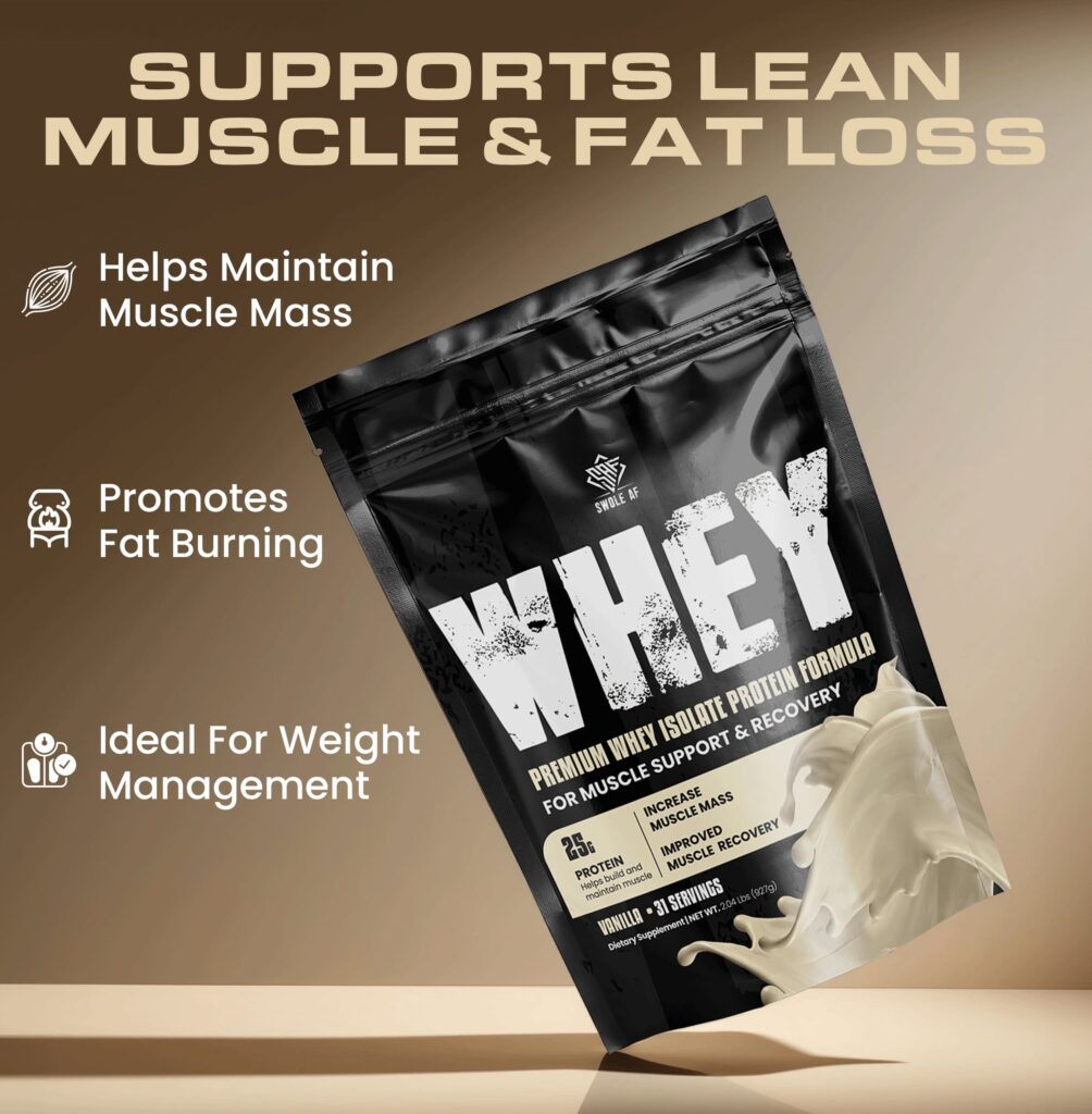 Whey protein vanilla to support lean muscle & fat loss