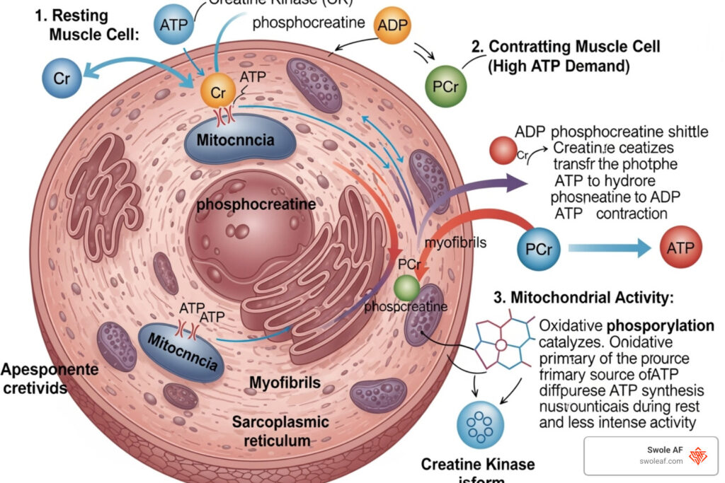 diagram showing creatine's effect on muscle cells - USA made creatine diagram showing creatine's effect on muscle cells - USA made creatine