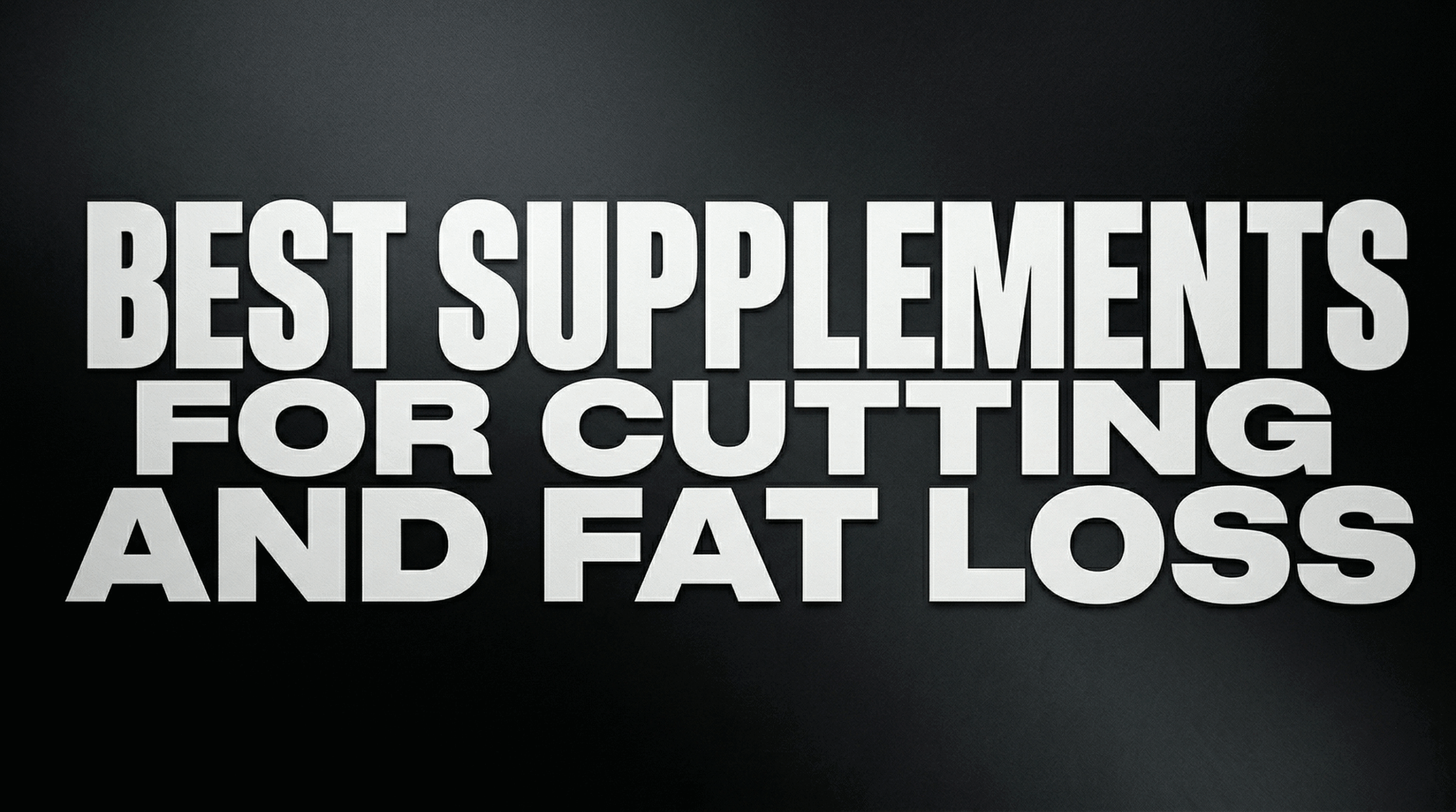best supplements for fat loss