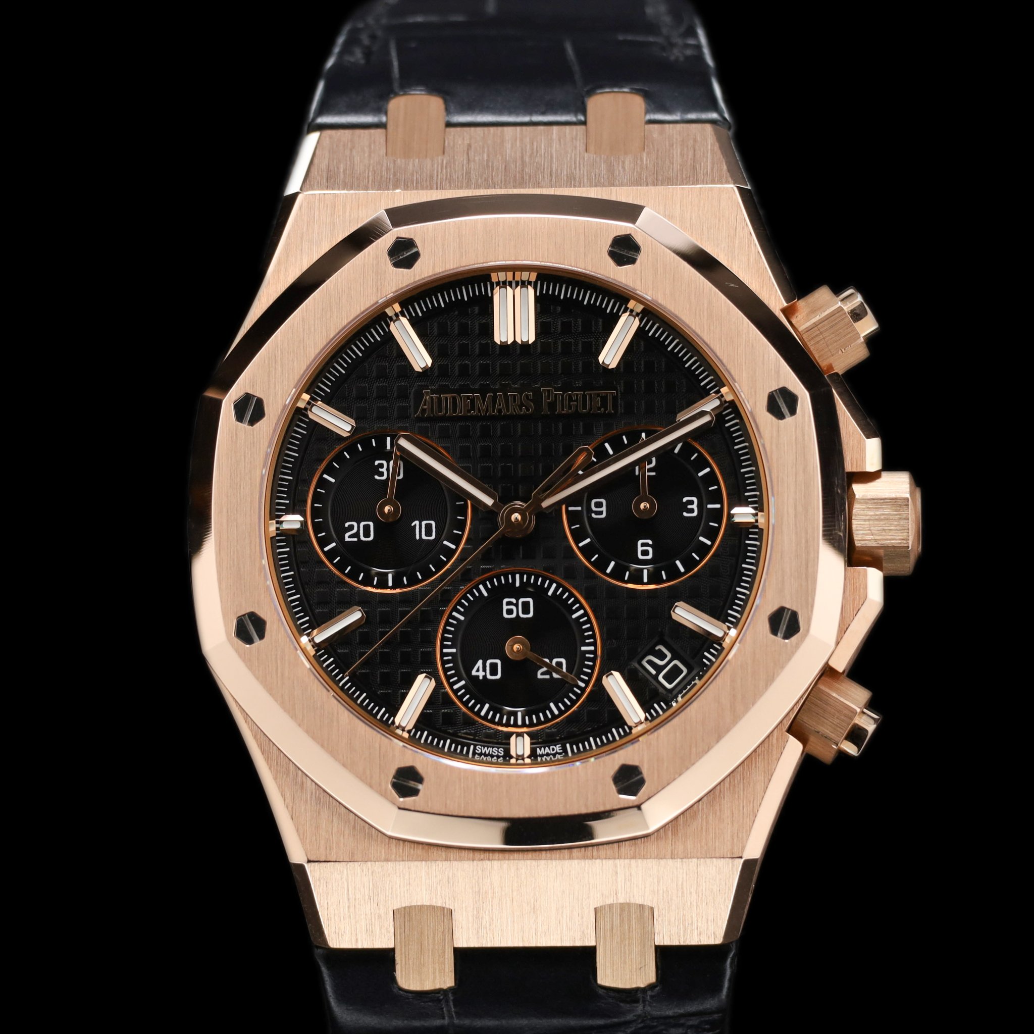 Audemars Piguet Royal Oak Chronograph 50th Anniversary Rose Gold Black Dial — photo 1