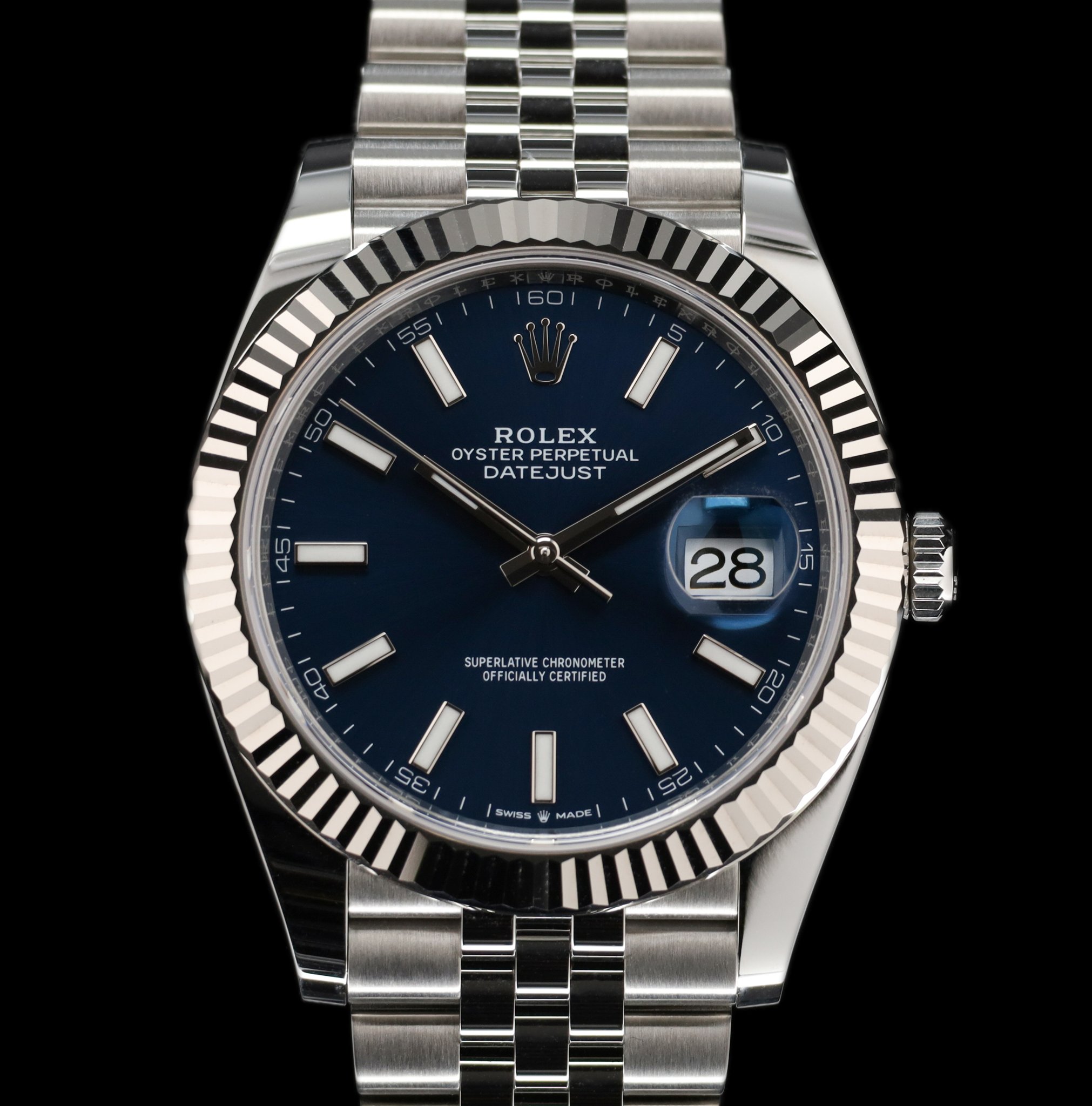 Rolex Datejust 41 Blue Stick Dial — photo 1