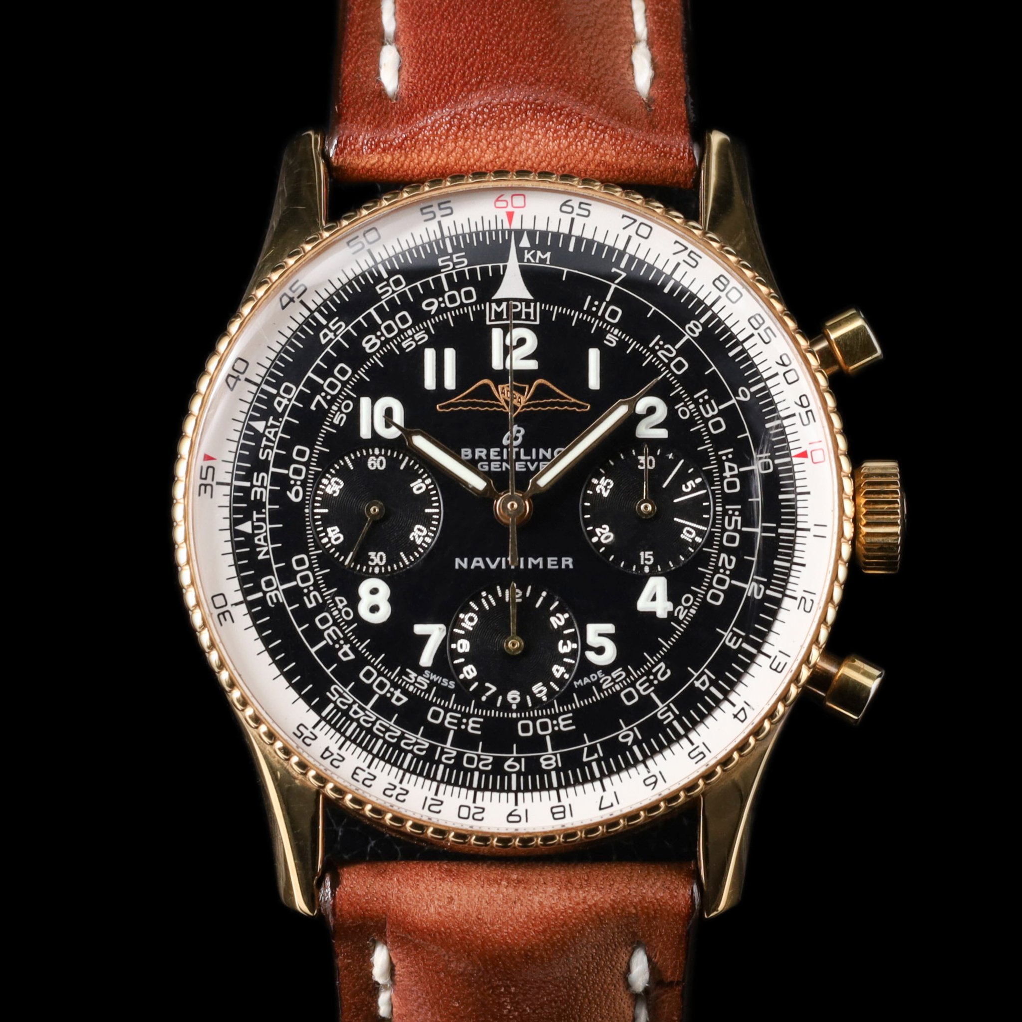 Breitling Navitimer Vintage Black Dial Numeral — photo 1
