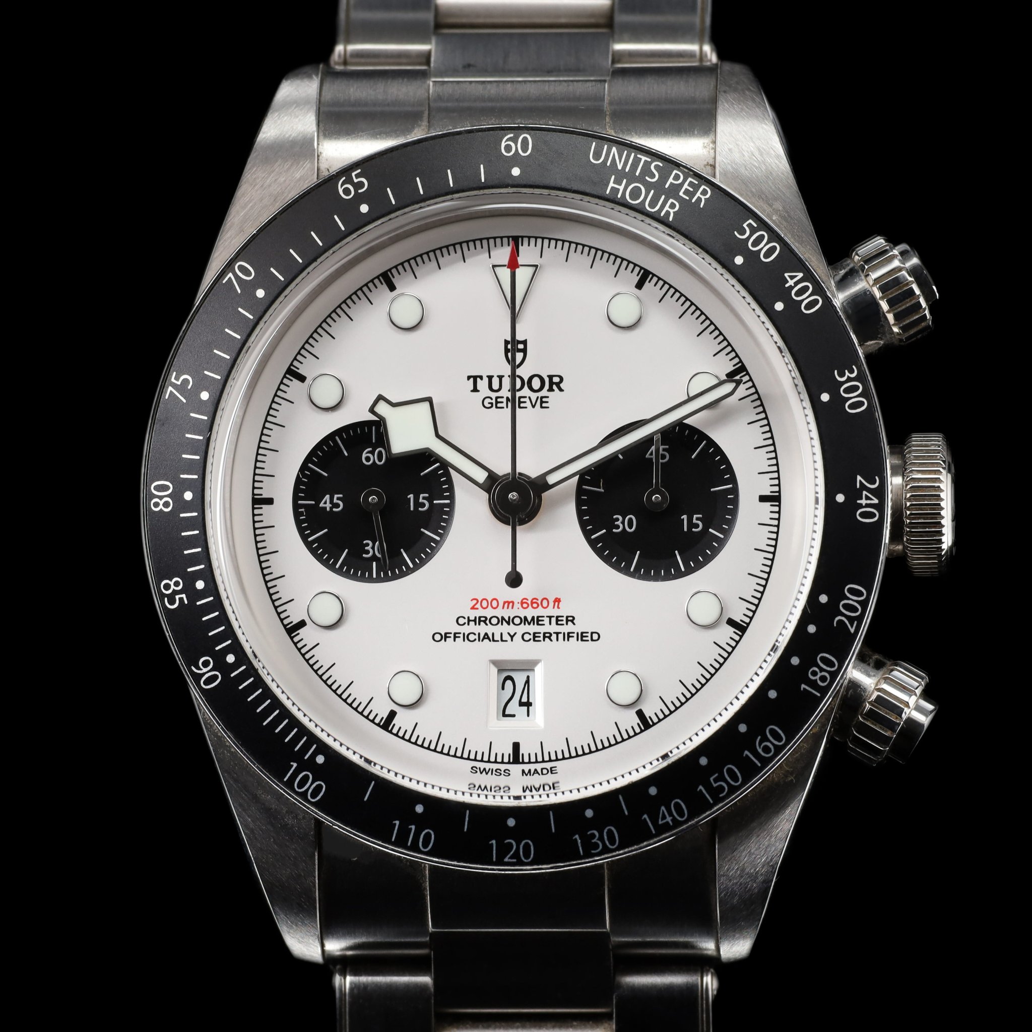Tudor Black Bay Chrono White Dial — photo 1