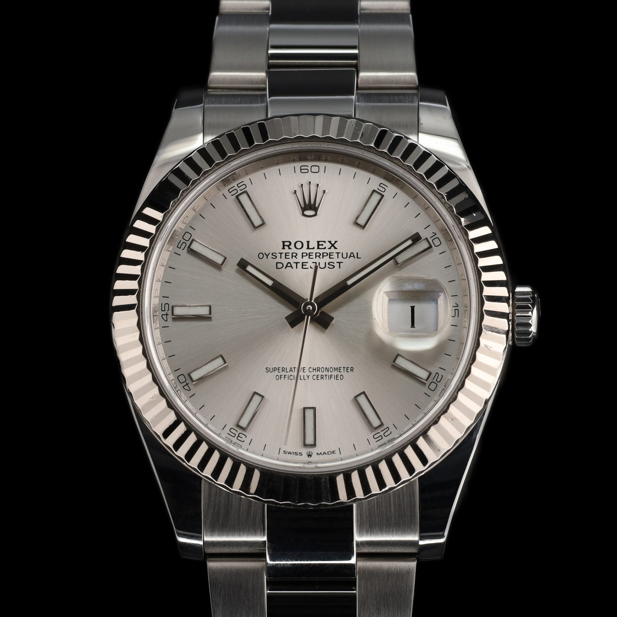 Rolex Datejust 41 White Stick Dial — photo 1