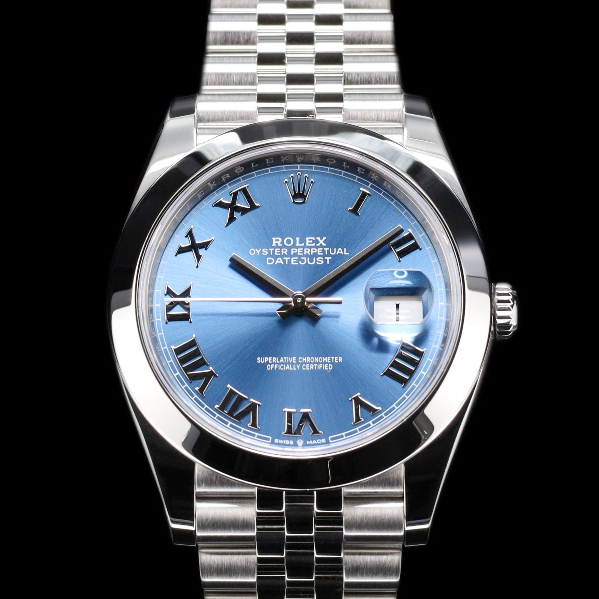Rolex Datejust 41 41mm Blue Roman Dial — photo 1