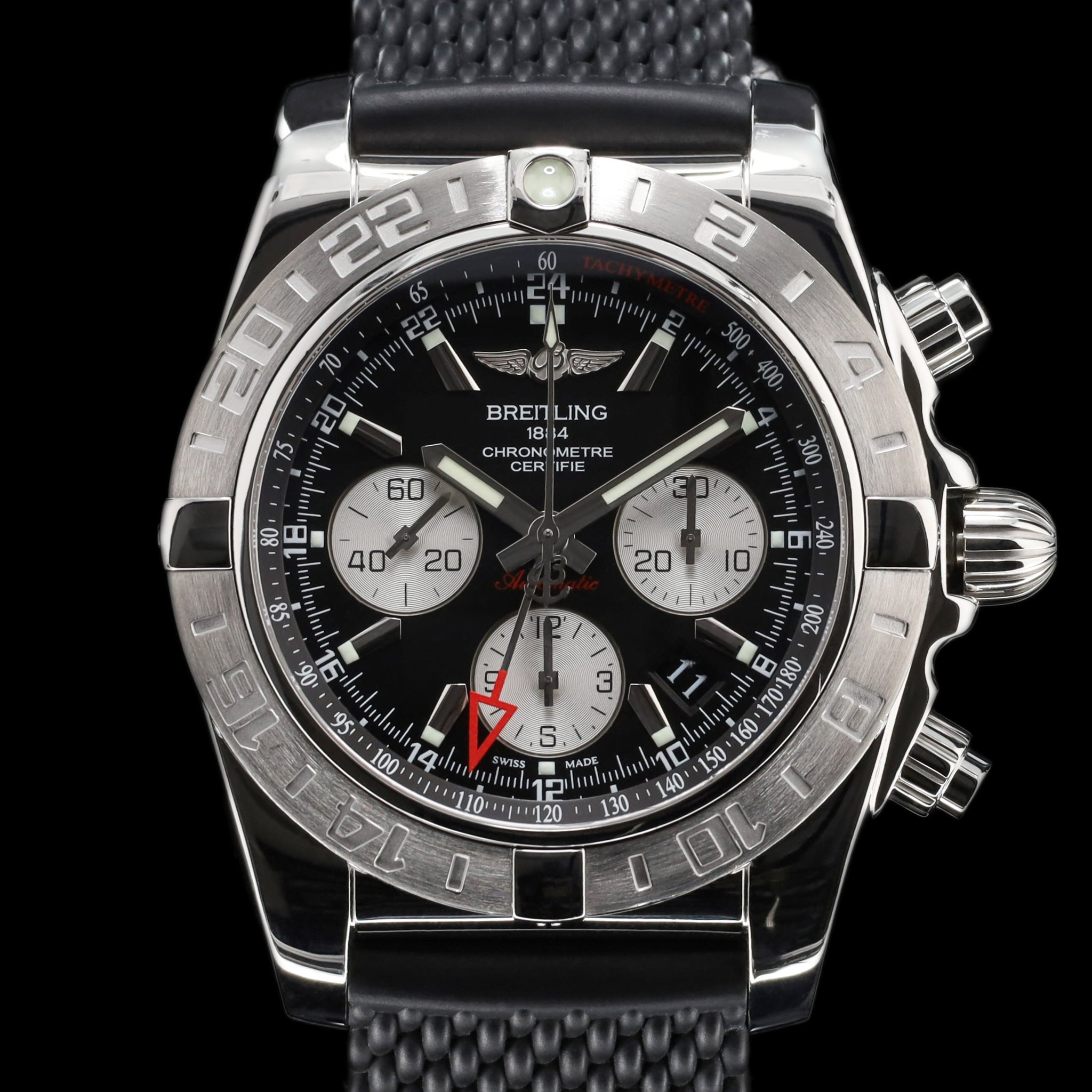 Breitling Chronomat 44 GMT Aftermarket strap includes factory clasp — photo 1