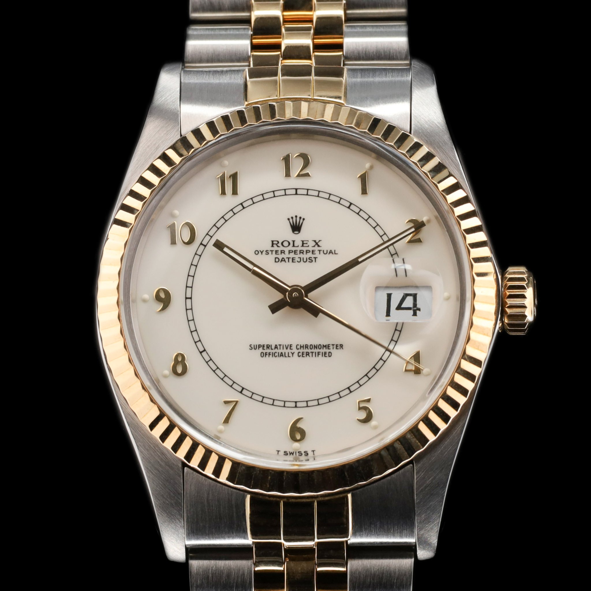 Rolex Datejust 36 Two Tone White Dial — photo 1