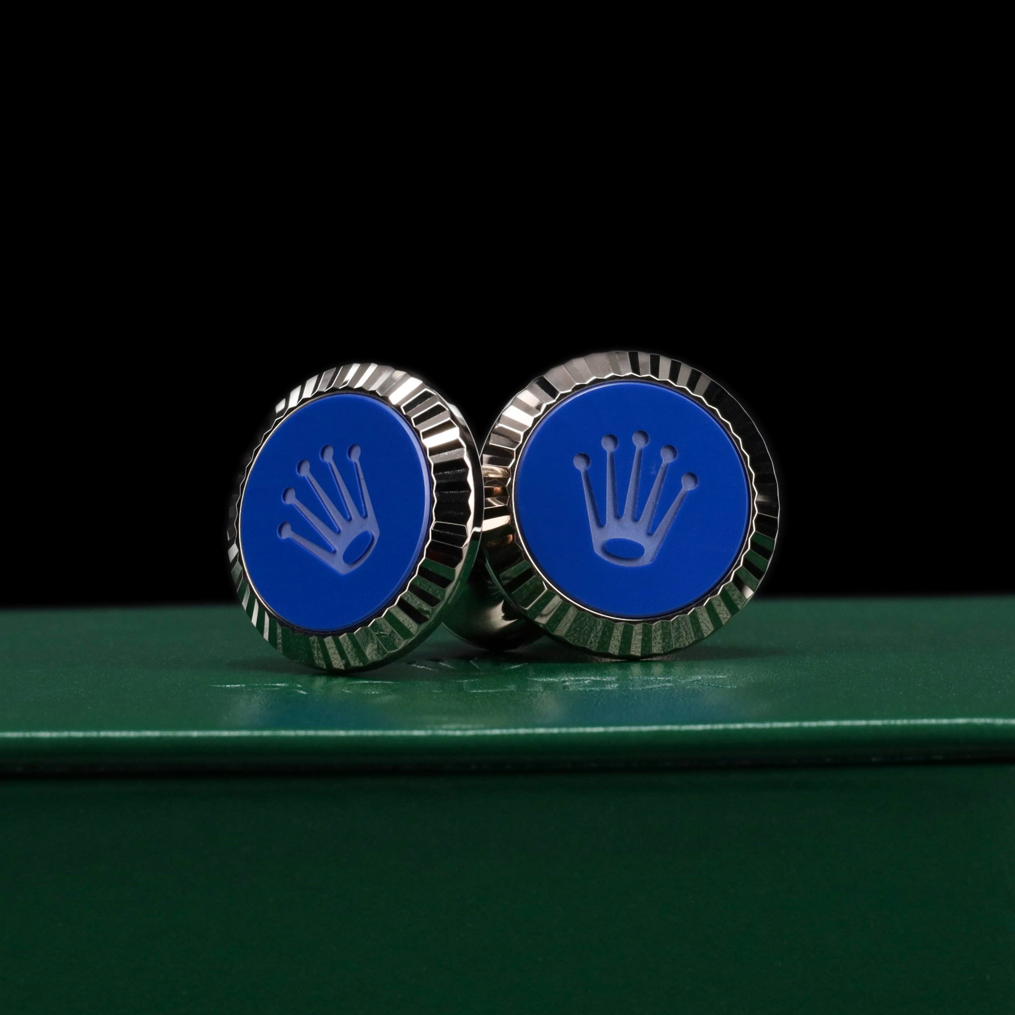 Rolex Cufflinks Blue — photo 1
