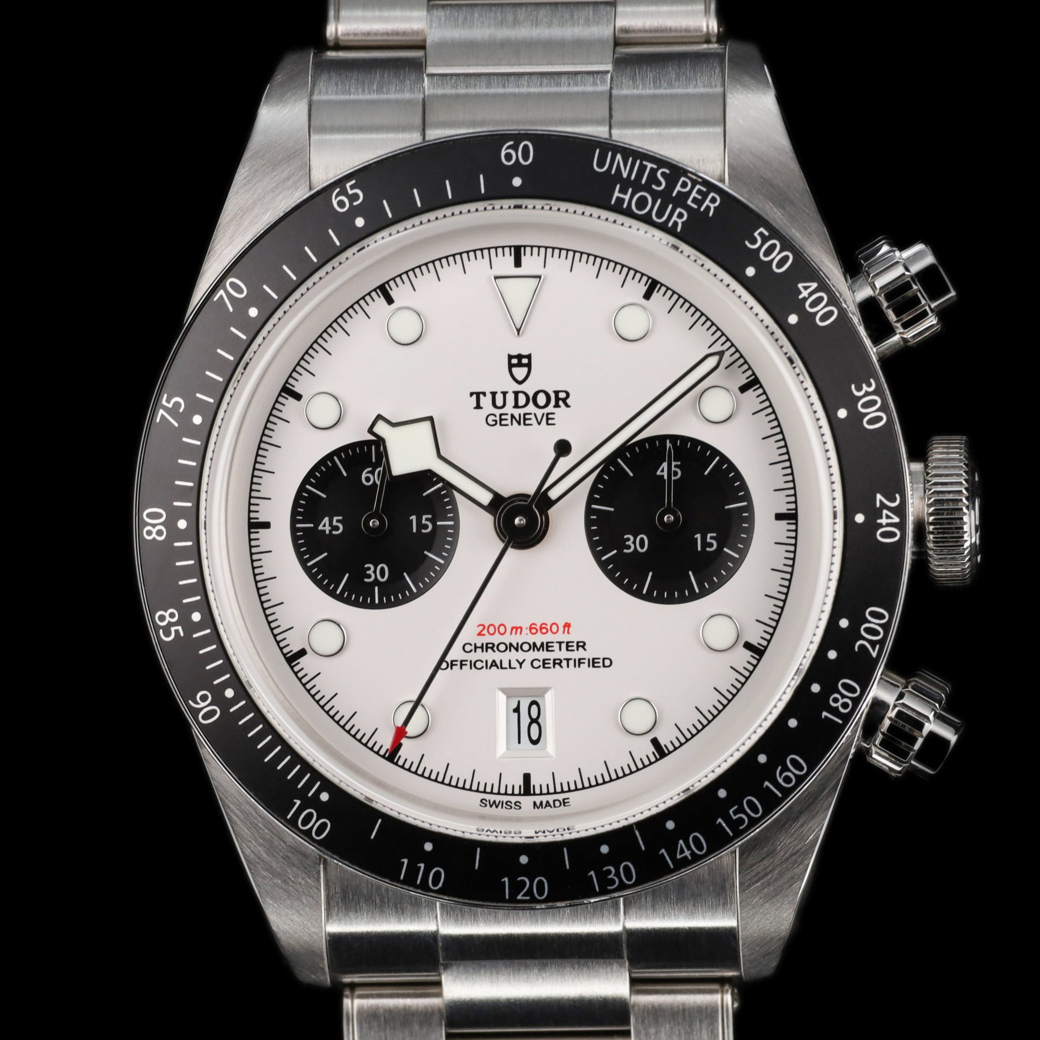 Tudor Black Bay Chrono White Dial — photo 1